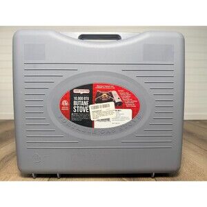 Chef-Master 90011 10,000 BTU/HR Portable Butane Stove New With Storage Case